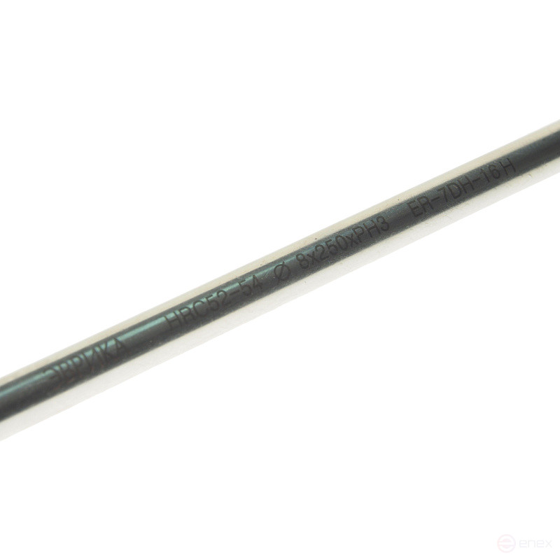 Отвертка крестовая PH3х250мм Ø8мм магнитная с противоскользящей ручкой (с держателем ) ER-7DH-16H ЭВРИКА /1/12/144 OLD