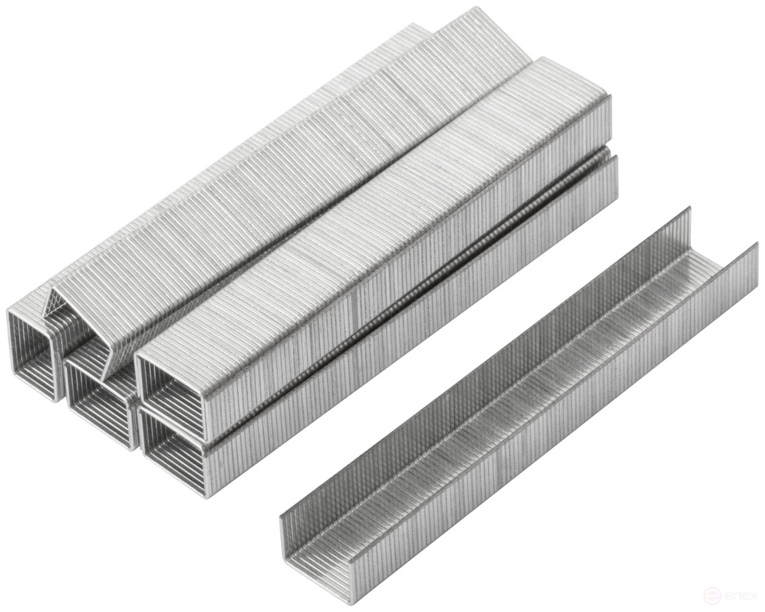 Stapler staples, hardened 11.3 mm x 0.7 mm, (narrow type 53) 8 mm, 1000 pcs.