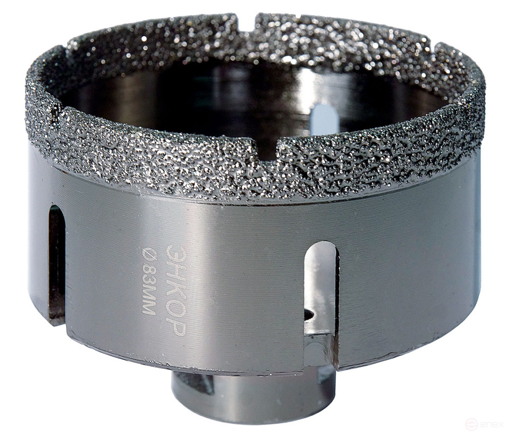 Diamond crown on porcelain stoneware D 83 mm for USM dry. res