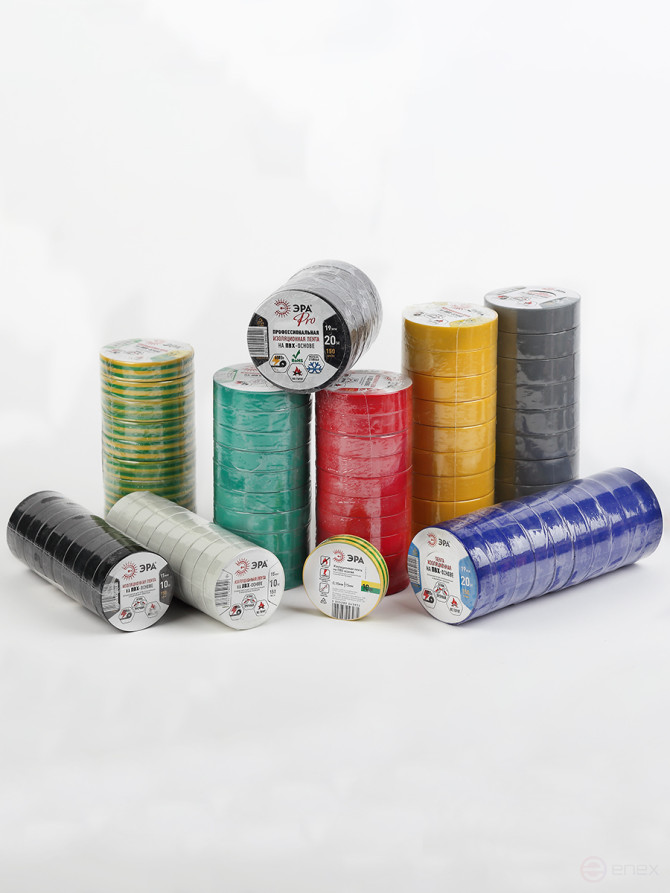 Изолента ЭРА ET1520GREEN ПВХ 15мм х 20м зеленая