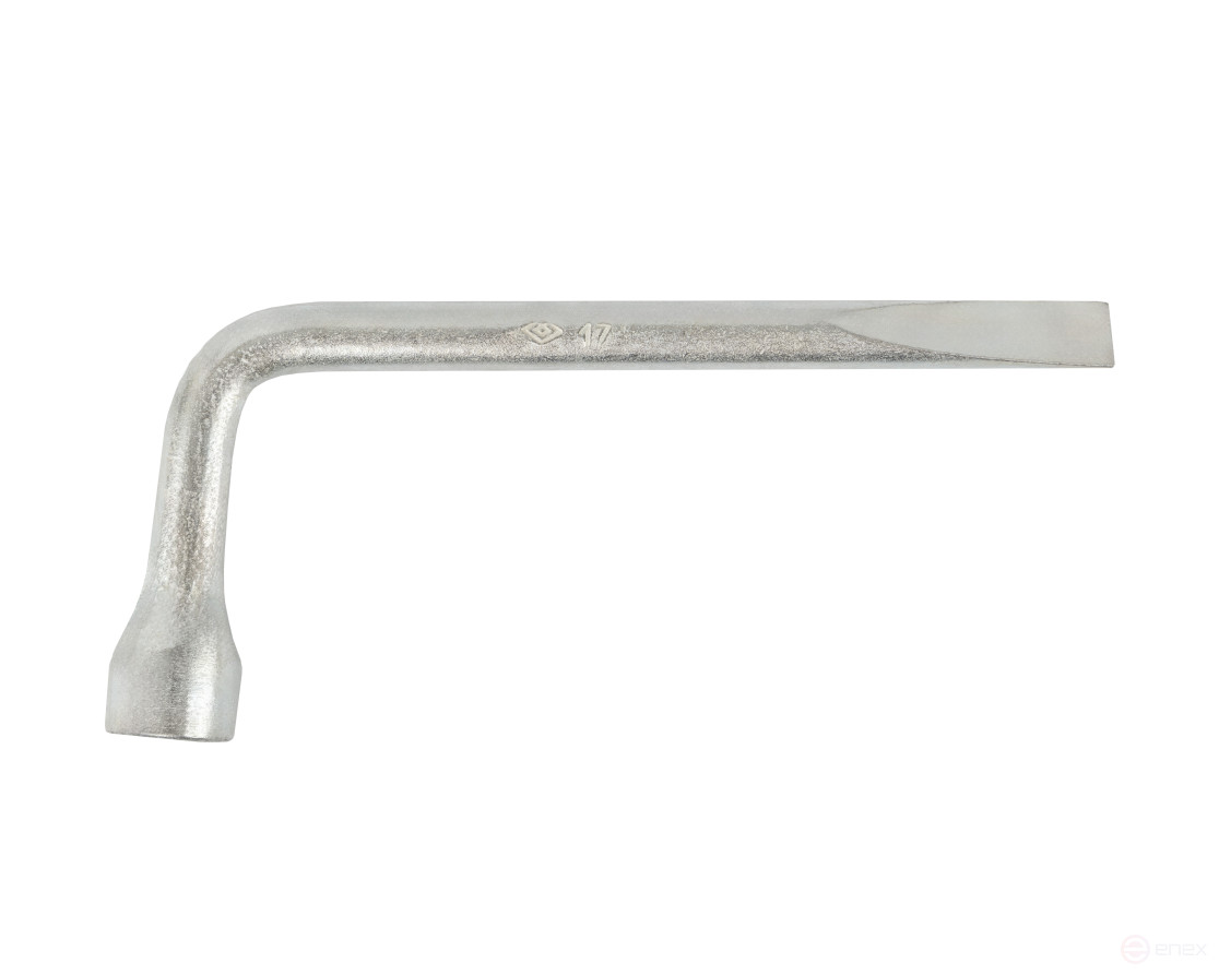 Ключ торцовый изогнутый 17 оцинкованный SITOMO BELARUS, L-194мм