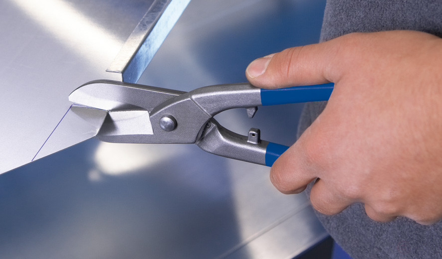 D159-250 Metal scissors, English Original Facon, res: 1.0 mm, 250 mm, high-quality steel, straight cut