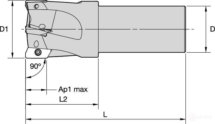 Фреза 20A02R039A20SED14