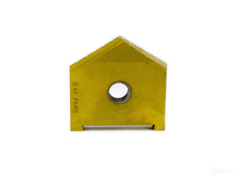 Drill bit 60 R6M5 for metal (plate) 2000-1245 GOST 25526-82 wear-resistant coating "Russian Tool" (RI)