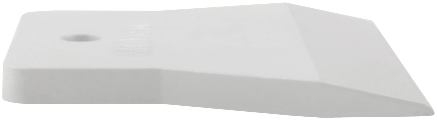 White rubber spatula 80 mm