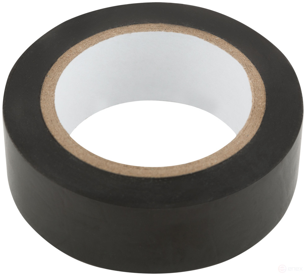 Изолента ПВХ самозатухающая 19 мм х 0,13 мм х 10 м (черная)