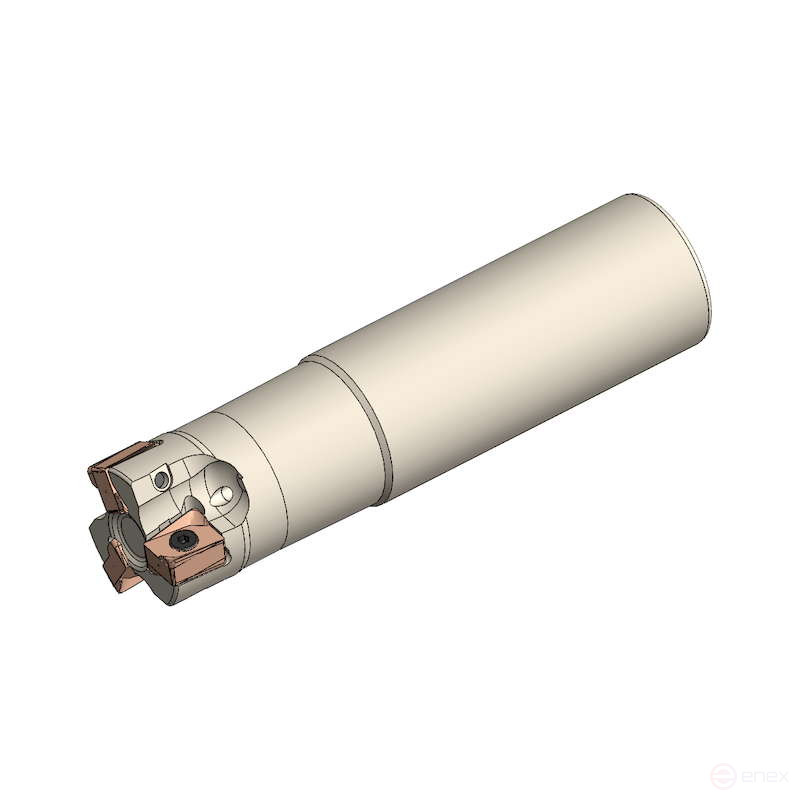 End mill ANHG 1005 Vndrt with cylindrical shank, d-20 mm, Z-2, L-150 mm