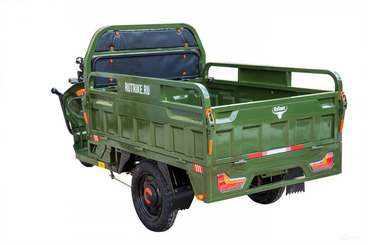 Грузовой электротрицикл Rutrike Дукат 1500 60V1000W, черный матовый