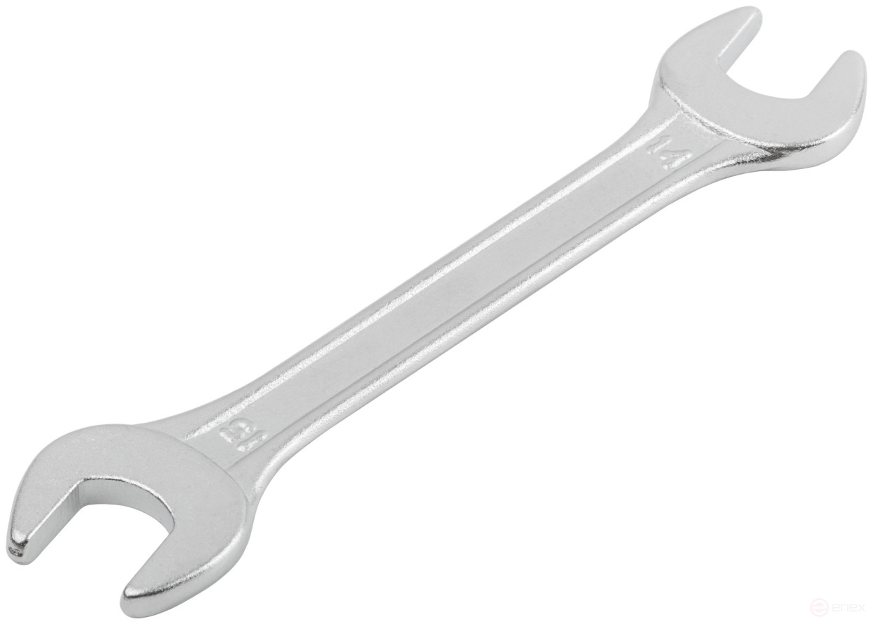 Ключ рожковый "Хард", хромированное покрытие 14х15 мм