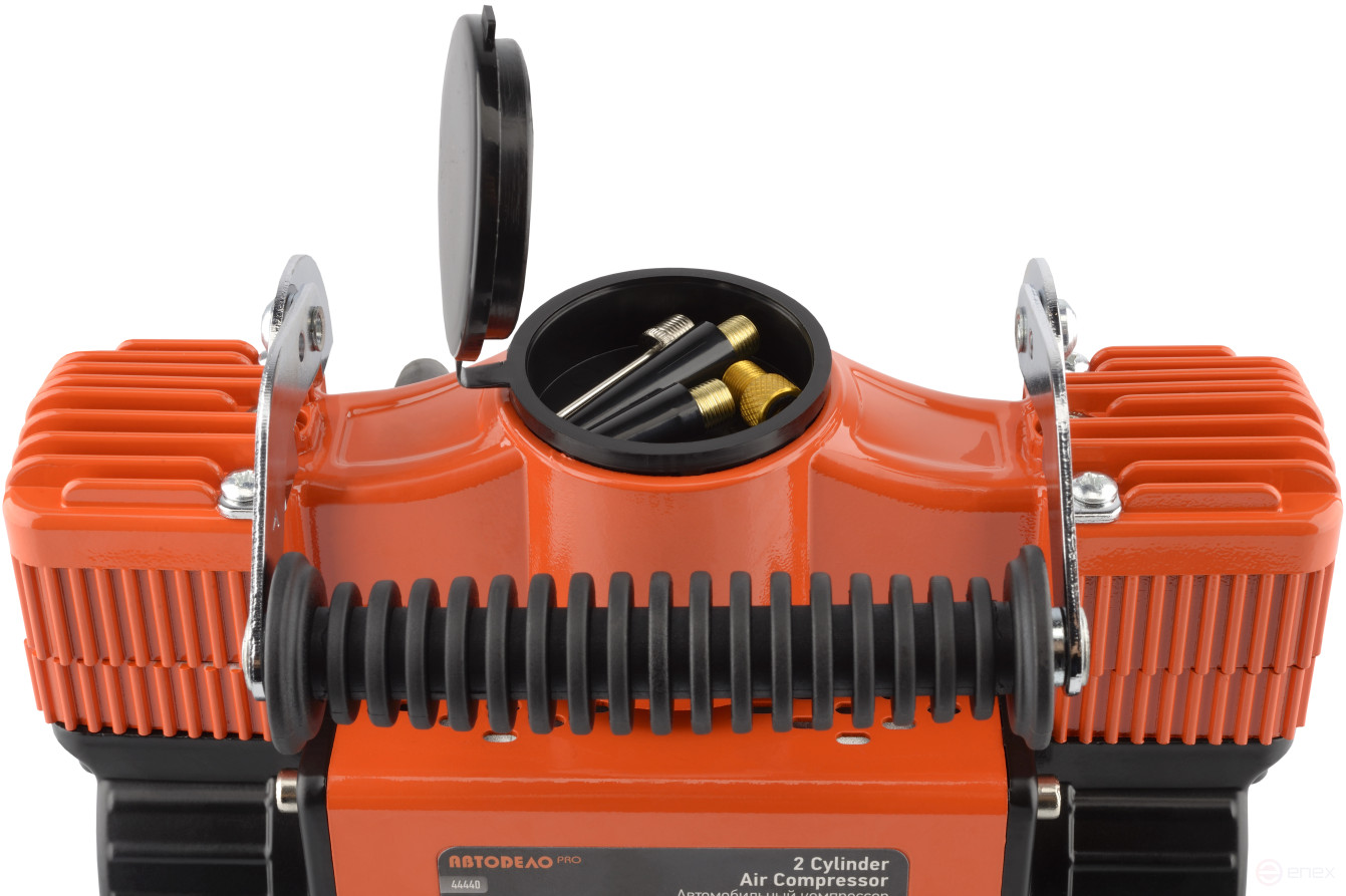 12V two-piston autocompressor (10.5 ATM 75L/MIN) Avtodor PRO 44440