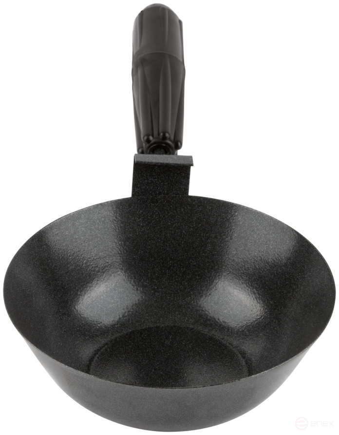 Construction bucket with pad, plastic handle, polymer coating 160 mm