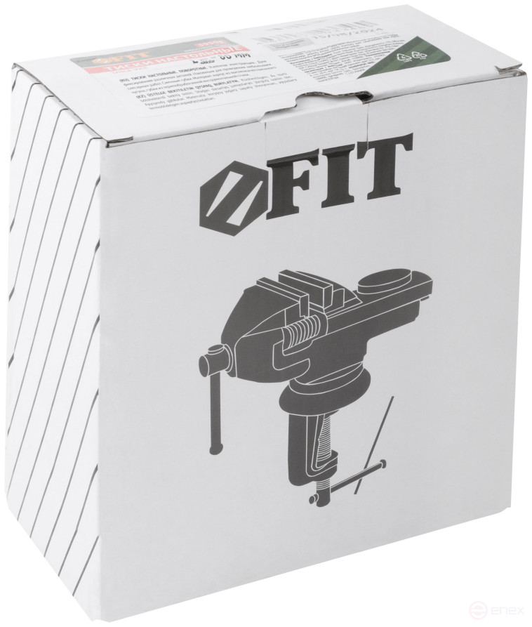 Тиски настольные поворотные усиленные 80 мм (1,8 кг)