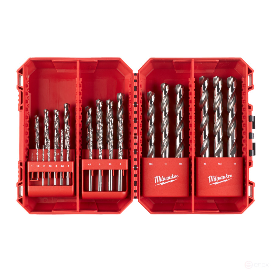 Metal drills THUNDERWEB™ HSS-G set of 25 pieces. (1-13mm) GEN III