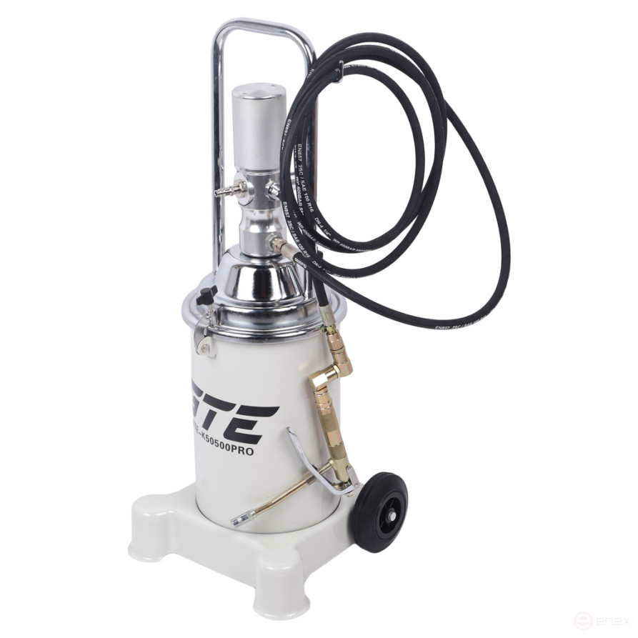 Нагнетатель смазки (солидолонагнетатель) пневматический 13кг GTE