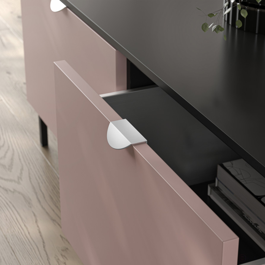 Pen meb. patch met. LUNA 32 black matte, AKS