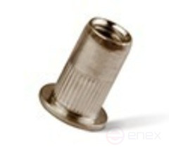 MESSER cylindrical threaded rivet with a notch of 10x12 mm (steel, standard sideboard 50 pcs.)
