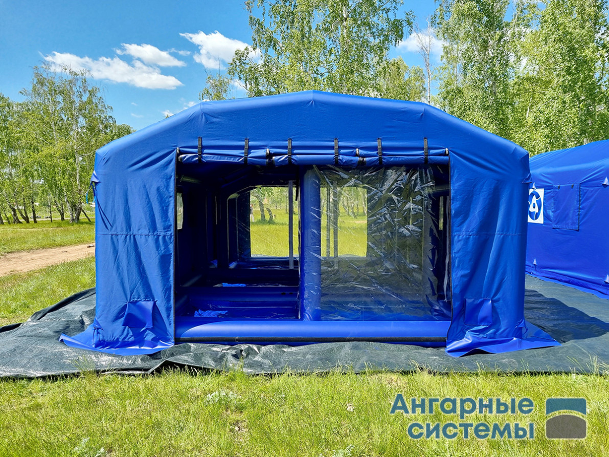 Pneumatic frame modules for sanitation