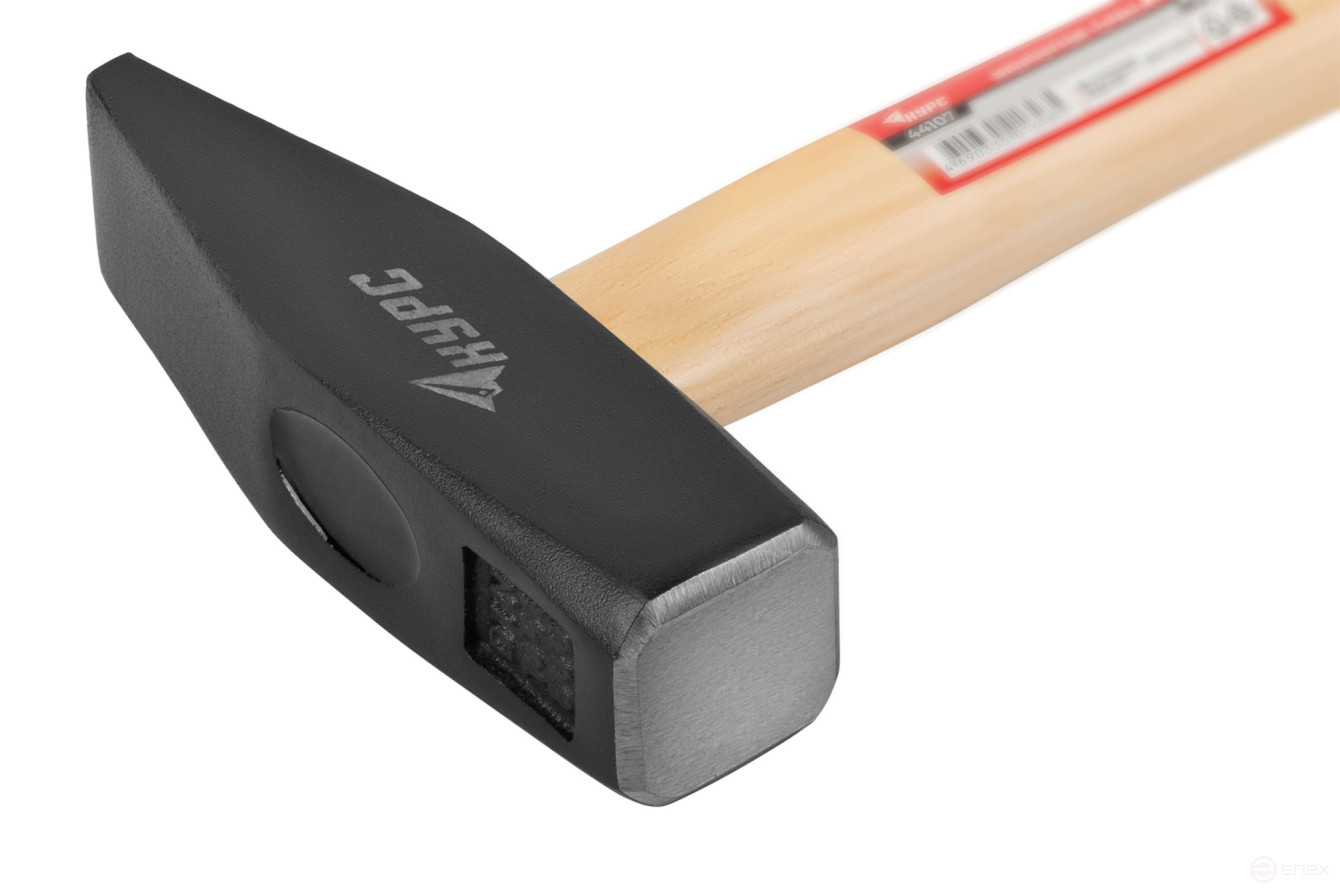 Молоток слесарный, деревянная ручка "Оптима" 800 гр.