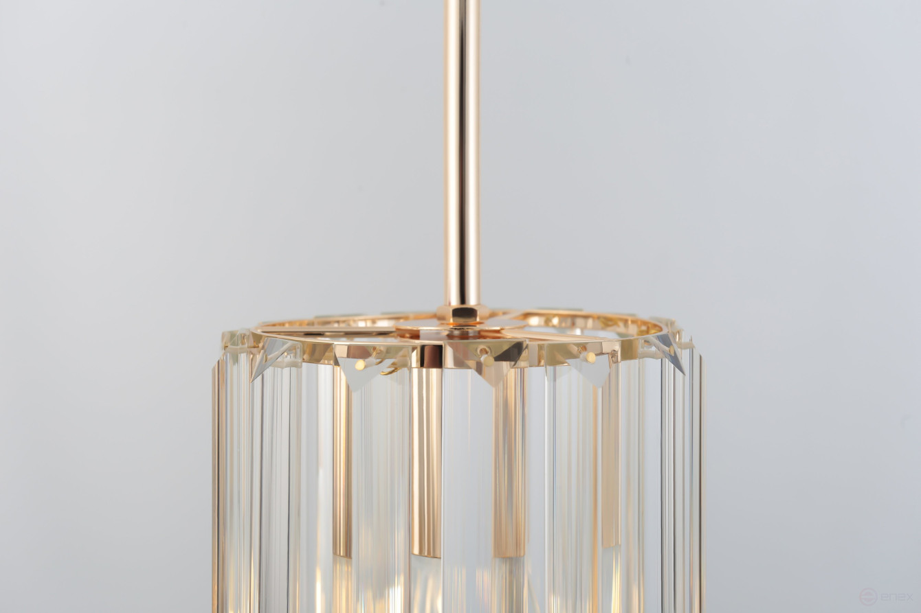 Светильник подвесной (подвес) Rivoli Suzanne 1052-201 1 х Е27 40 Вт хрусталь