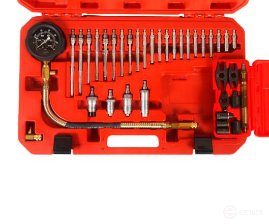 Компрессометр дизель с адаптерами 37 предметов JTC