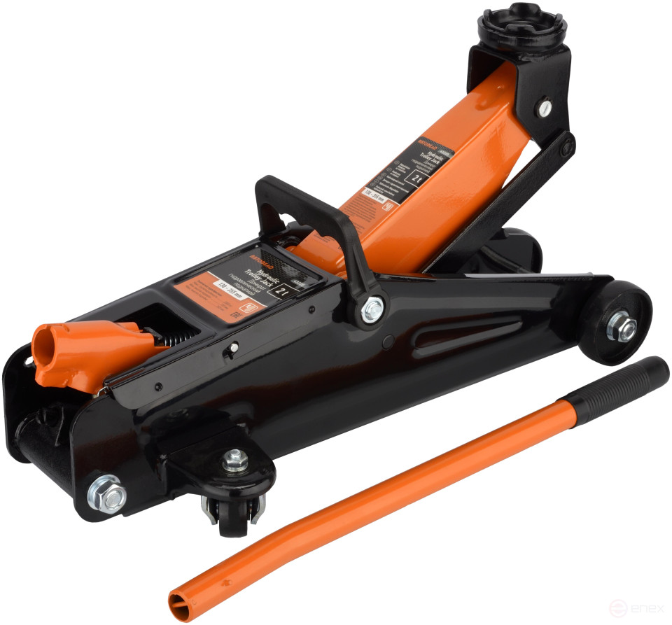 Домкрат гидр. 2.0т (130-355 мм подкатной; в кейсе) АвтоDело (43220)