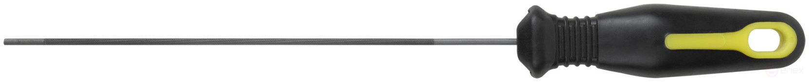 Напильник для заточки цепей бензопил круглый, с прорезиненной ручкой 200 х 3,2 мм