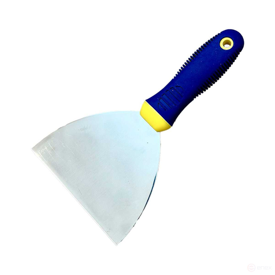 Spatula 100 mm two-component handle blue SOFT Construction tools