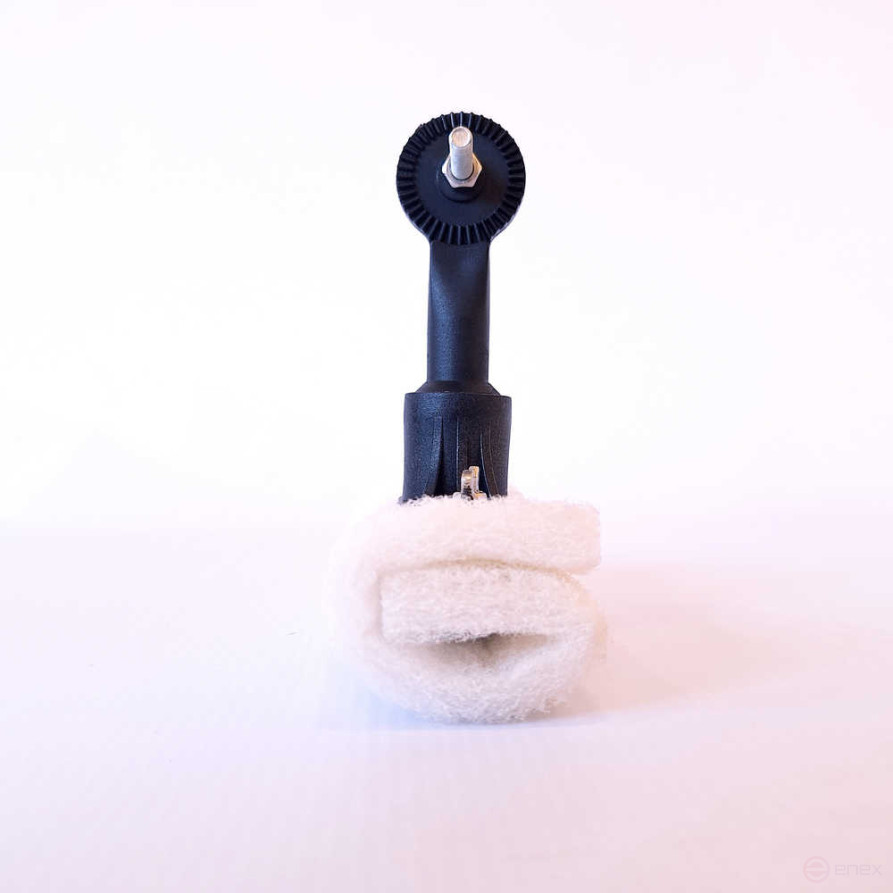 Вставка в угловой адаптер с белым абразивным падом