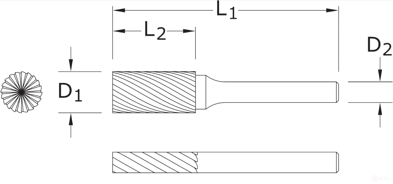 Carbide borehole CB-B0210/3 DM