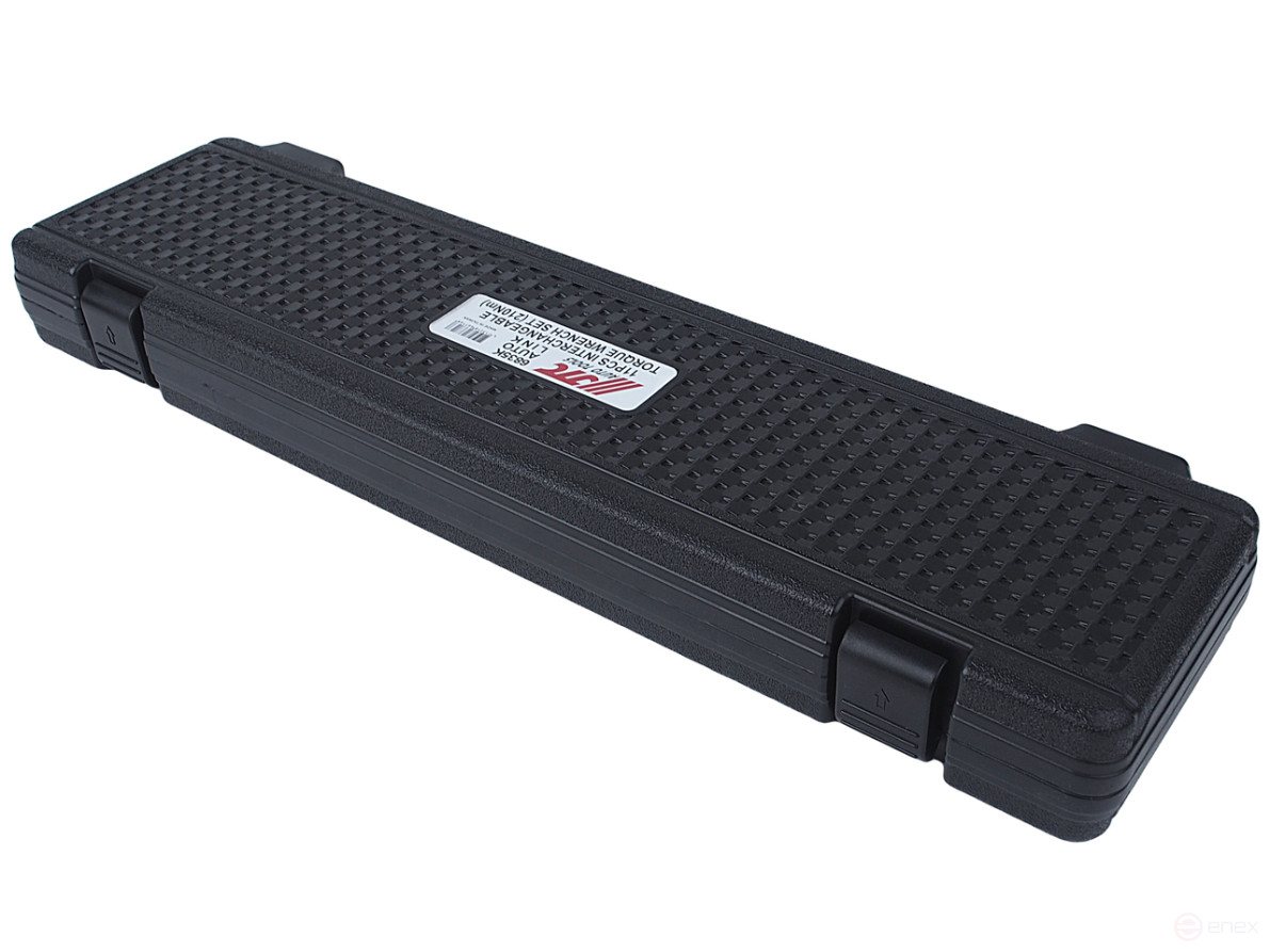 Ключ динамометрический 40-210Нм 14-18мм с насадками 13-30мм 11 предметов JTC