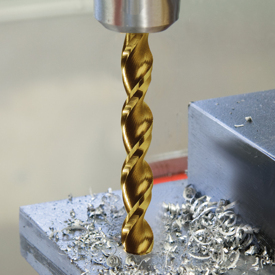 Spiral drill bit HSS-G TL 3000 Ø 5,7 TiN