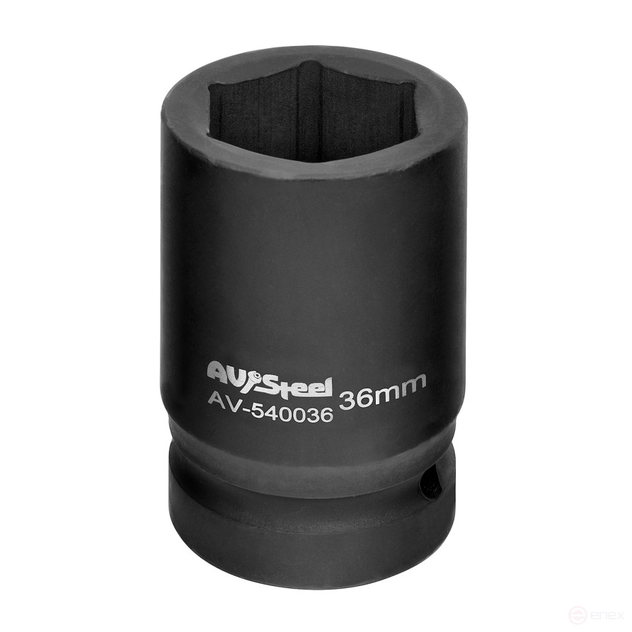 Головка 1" шестигранная 36мм "AV Steel" AV-540036