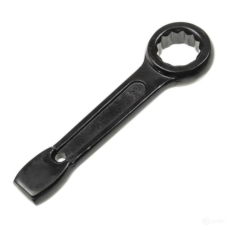 Ключ накидной 24мм ER-72024 ударный односторонний (L-152мм) ЭВРИКА /1/50