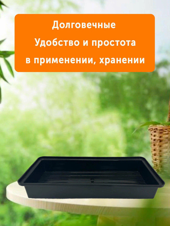 Ящик для рассады комплект 5 штук 45,5х20х7 см пластик