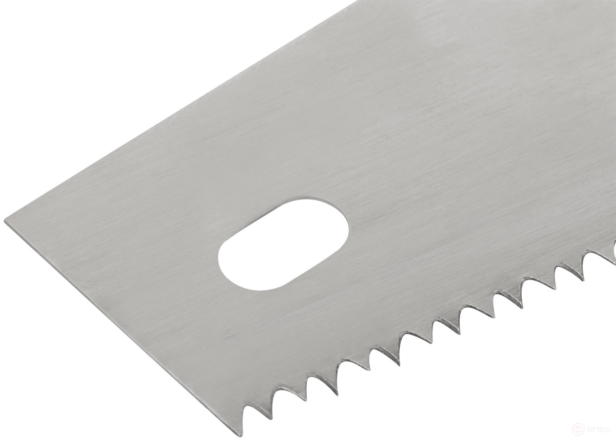 Universal wood hacksaw, 4.5 mm pitch, 450 mm plastic rubberized handle