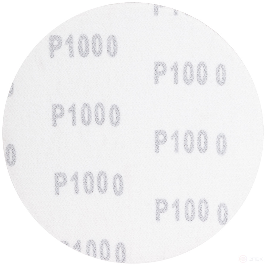 Круги шлифовальные сплошные (липучка), алюминий-оксидные, 125 мм, 5 шт. Р 1000