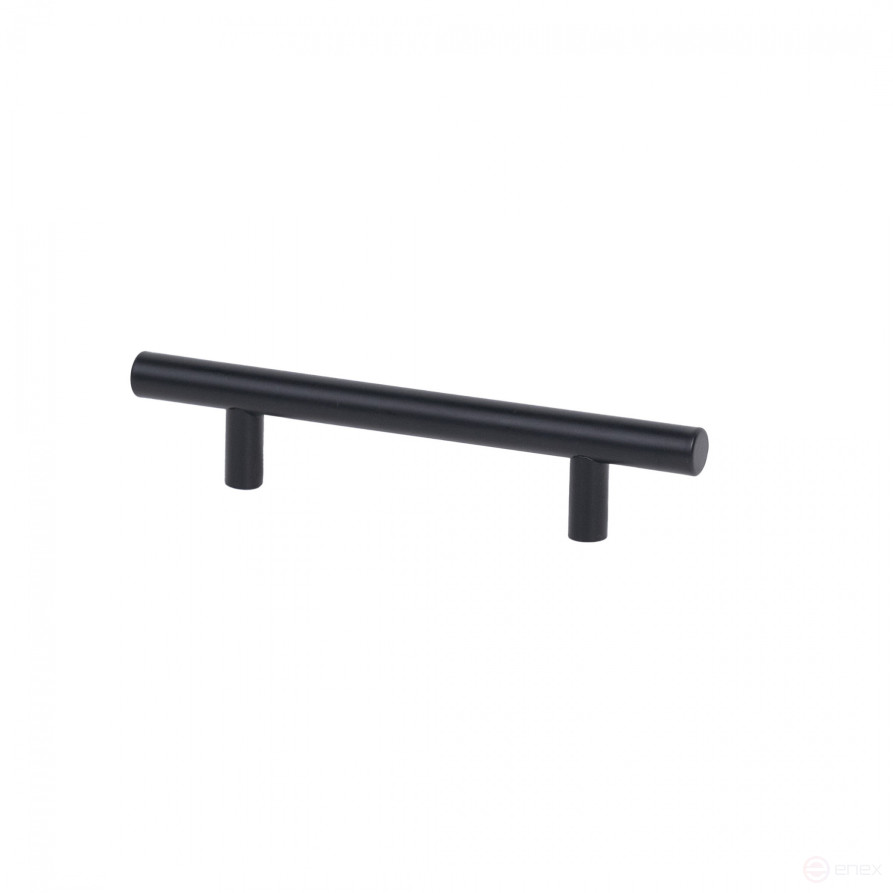 Metal rail handle 128/178 steel matt black AKS