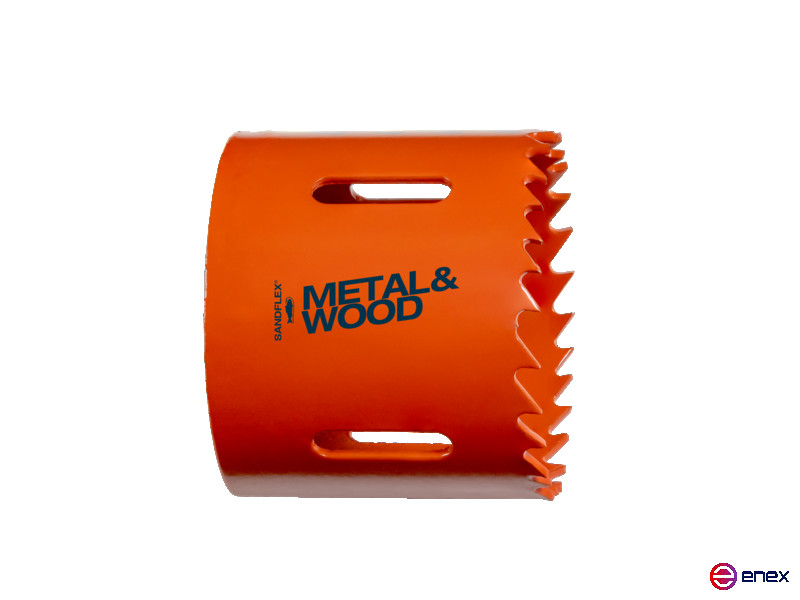 Sandflex® bimetallic saw for drilling holes in metal/wooden boards/plastic, 65 mm - cardboard box