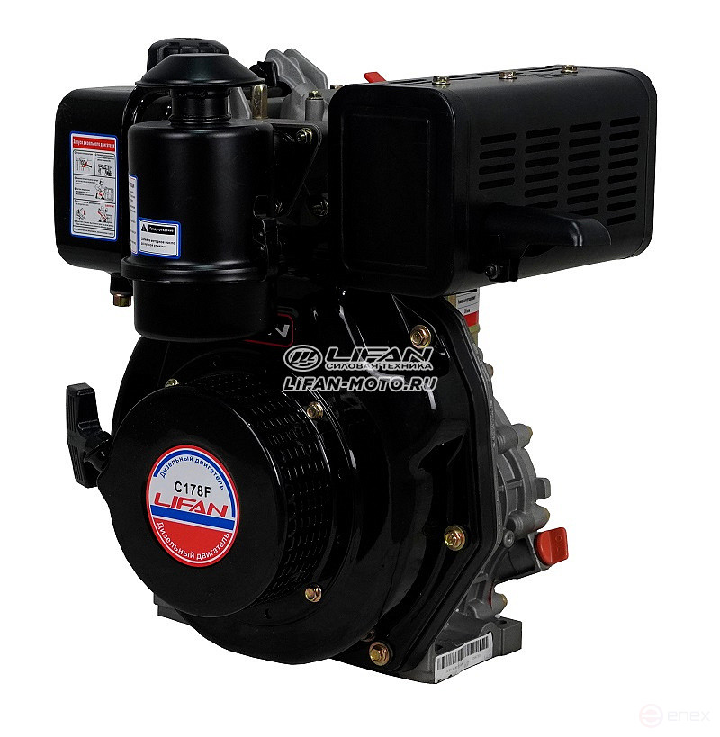 Двигатель Lifan Diesel 178F, вал 25мм