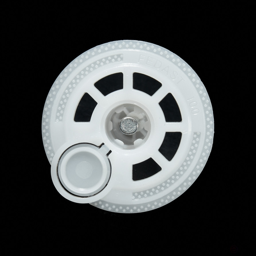 Disc dowel mushroom 100 mm with lid and nail for concrete and brick IN100-62 (100 pcs/pack) FEDAST