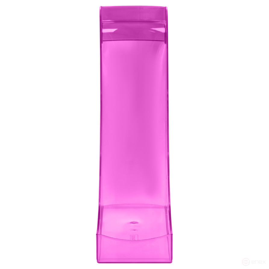 Лоток для бумаг вертикальный СТАММ "Эксперт", тонированный, слива, ширина 95мм