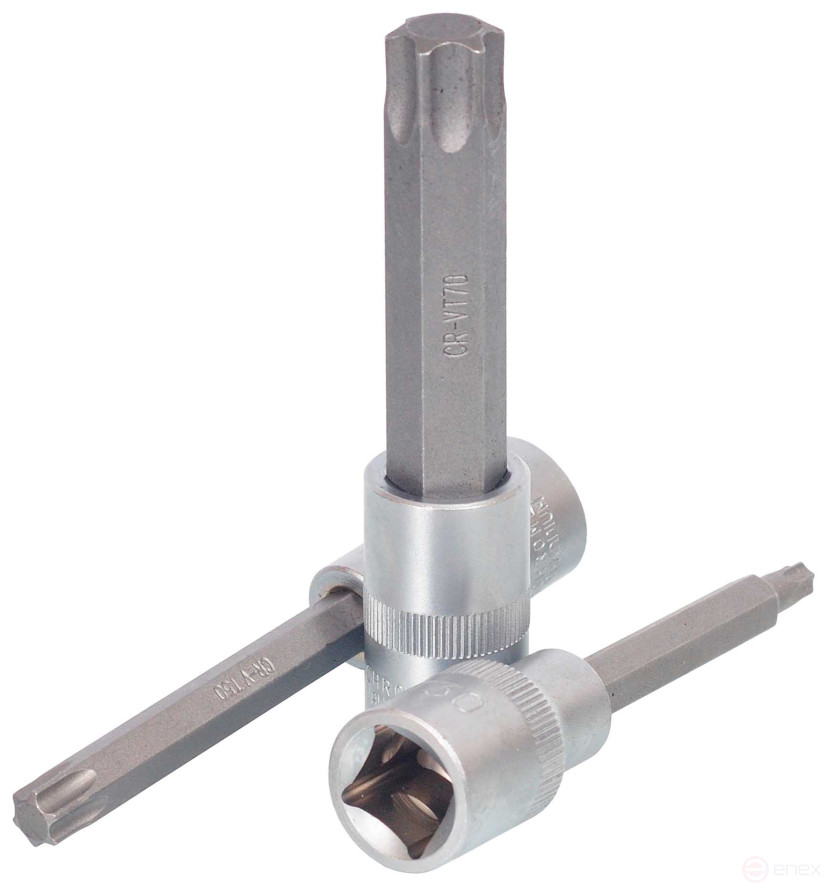 Головка со вставкой TORX T15 (1/2";L=100mm) АвтоDело (39634)