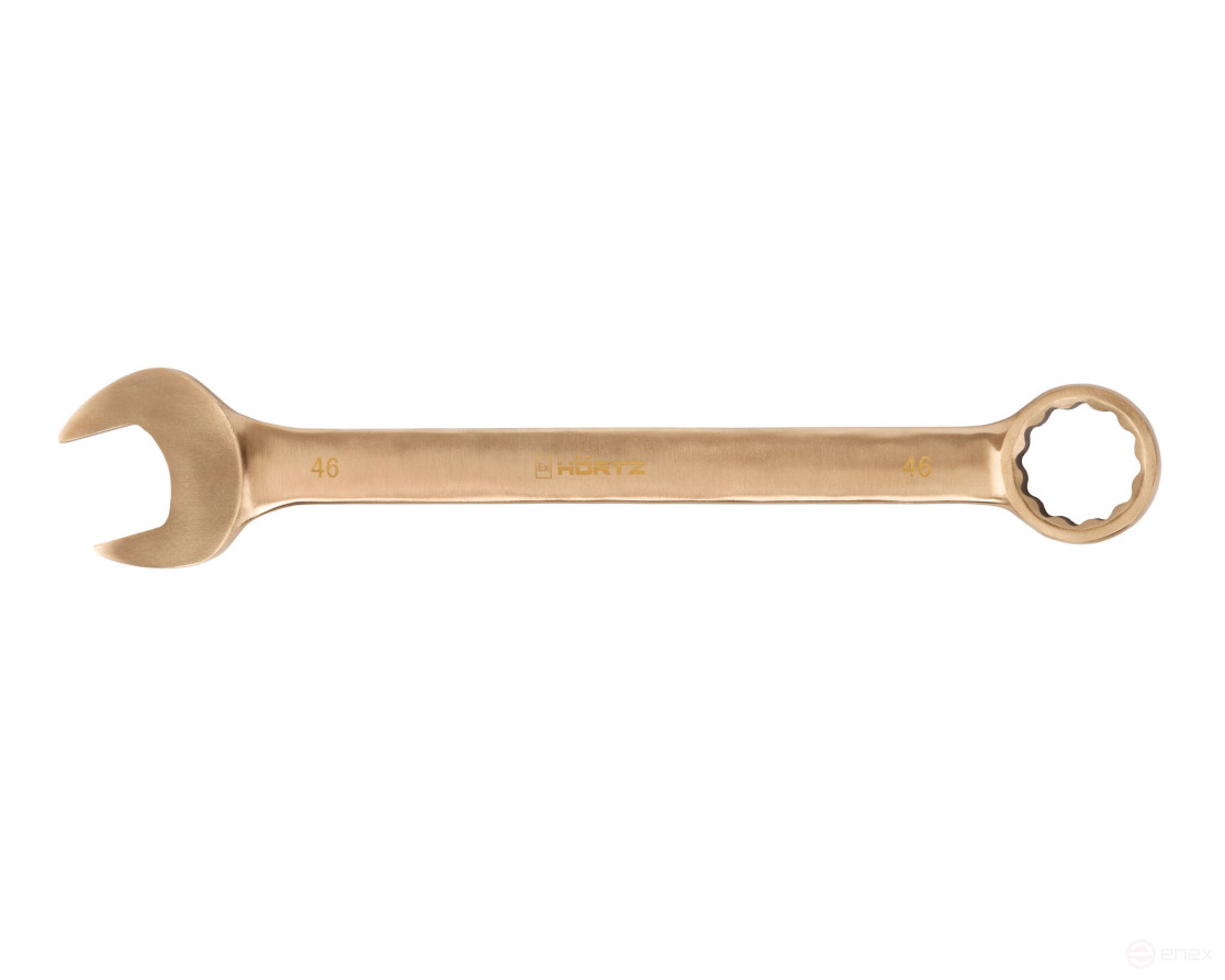 Combination wrench 46x46 intrinsically safe alloy BeCu 136-46, HORTZ