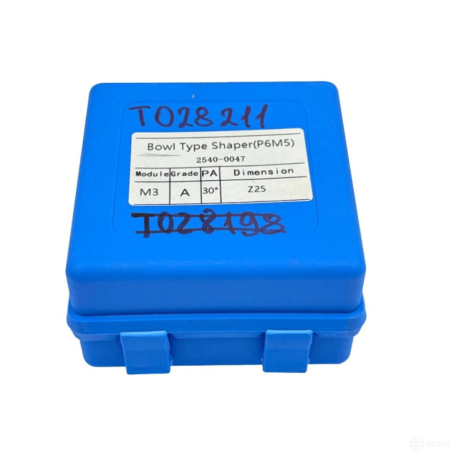 Долбяк чашечный M 3.0, z=25, 30°, D=75 мм, d=31.75 мм (2540-0047) TORNERI Т028211