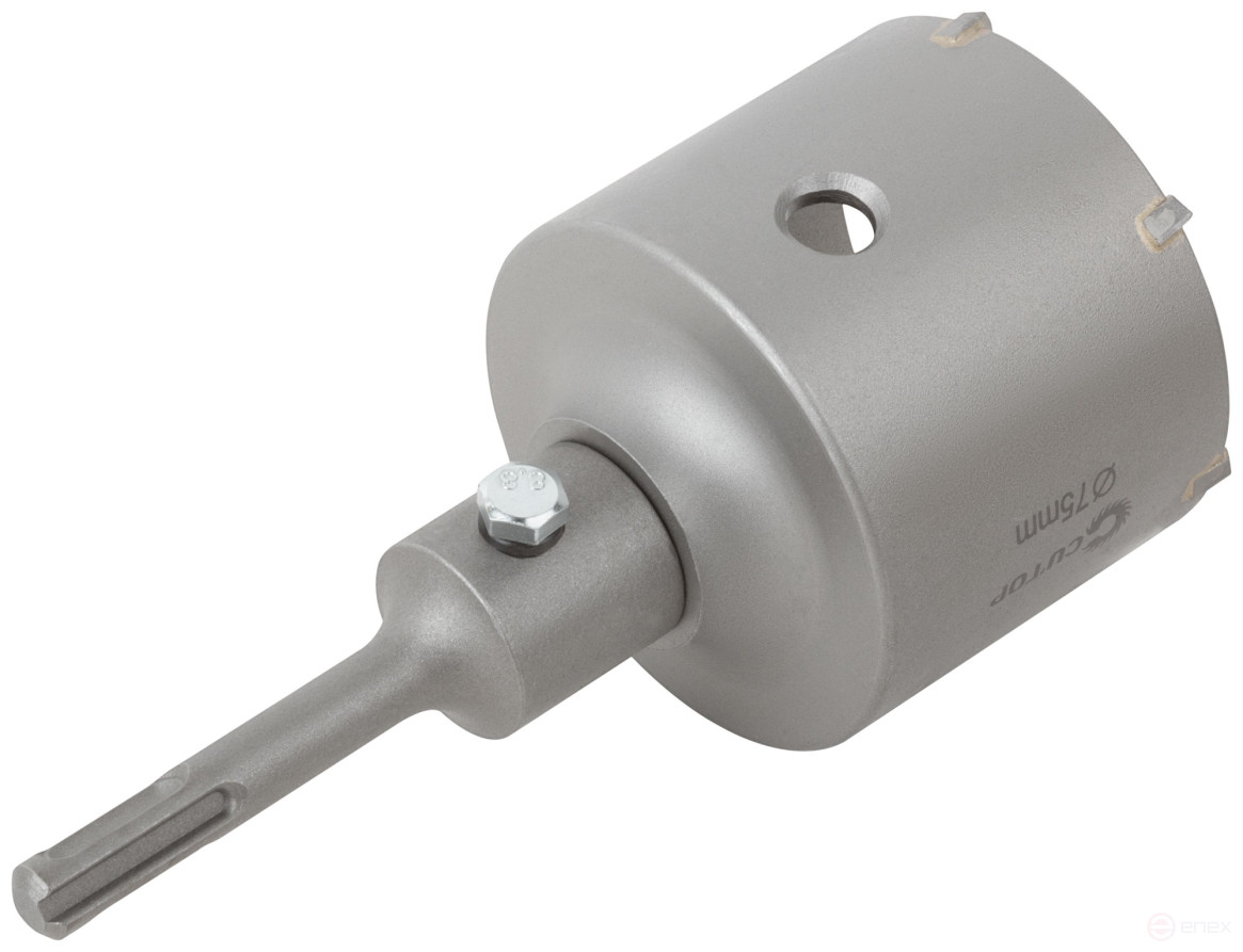 SDS Plus concrete crown, 75 mm, Cutop Profi