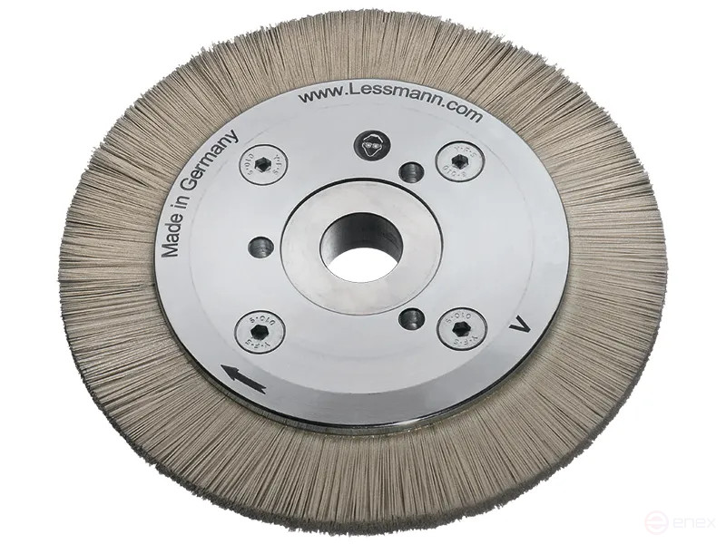 Щетка цилиндрическая гофрированная, Д150 мм, ширина 15 мм, 3 ряда, алмазное зерно К 400/0,30 мм, посадочное отверстие 20 мм