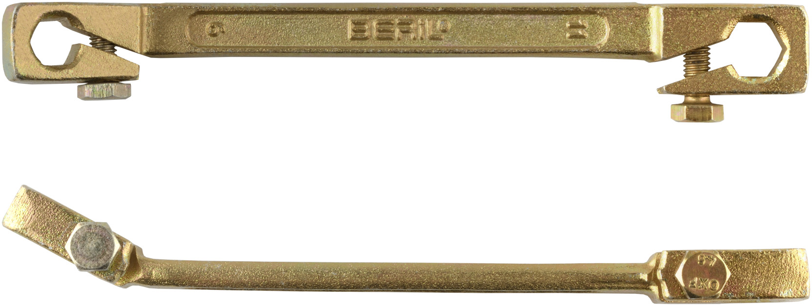 Ключ прокачной 9*11 (с поджимом)(с 2-мя болтами) BERIL
