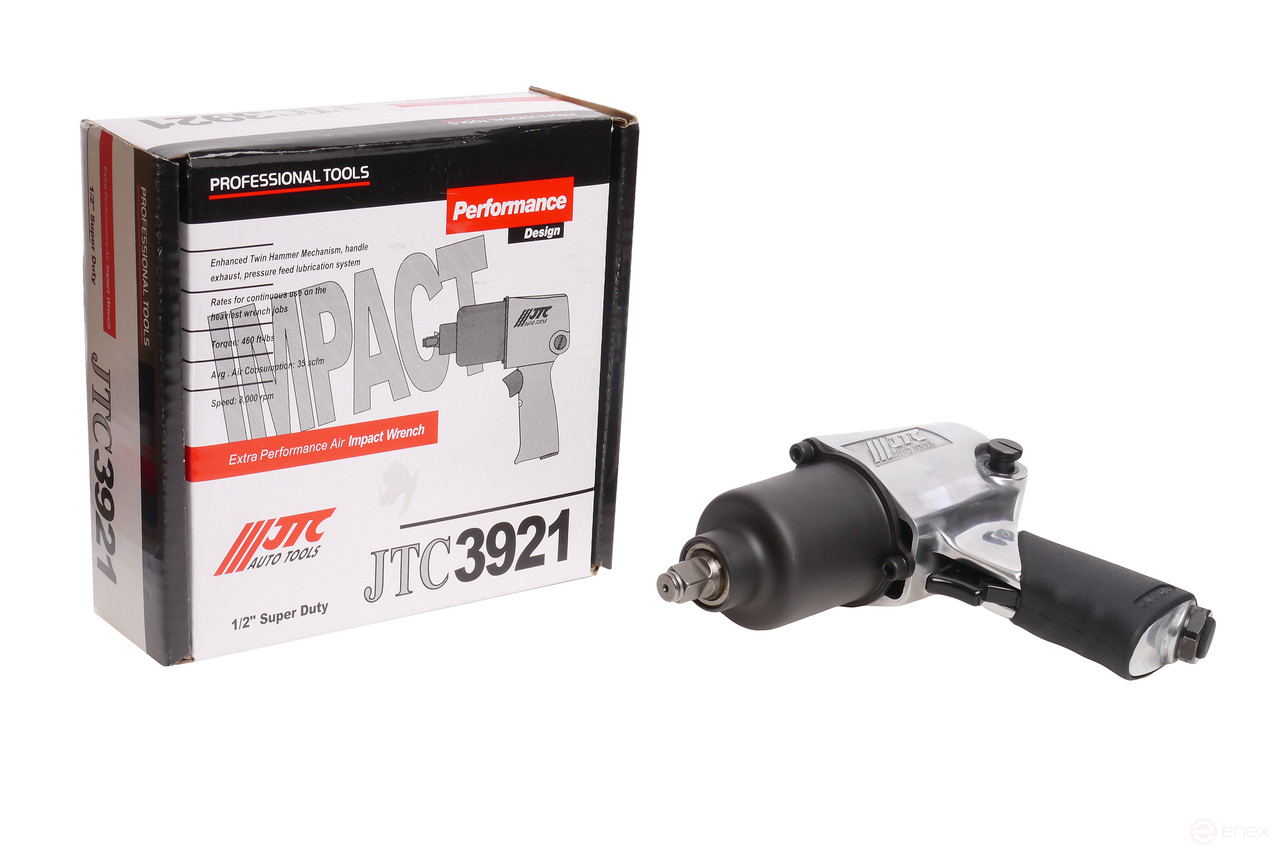 Гайковерт пневматический 1/2" 624Hм 8000об/мин. 127л/мин. 90-120PSI ударный JTC