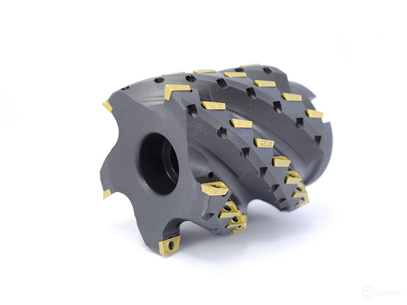 Фреза торцово-цилиндрическая насадная 63 x 70 х 90 кукуруза с механическим креплением 4гр. пл. APKT 11T3.. Z=4 dпос=27 СОЖ AH290-R063.070.04.A27.C «Русский Инструмент» (РИ)