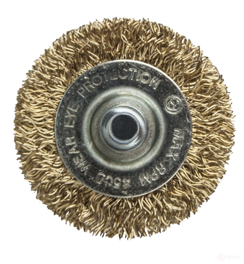 Кордщетка для дрели радиальная мягкая ПРАКТИКА 50 мм, хвост 6 мм (032-539)